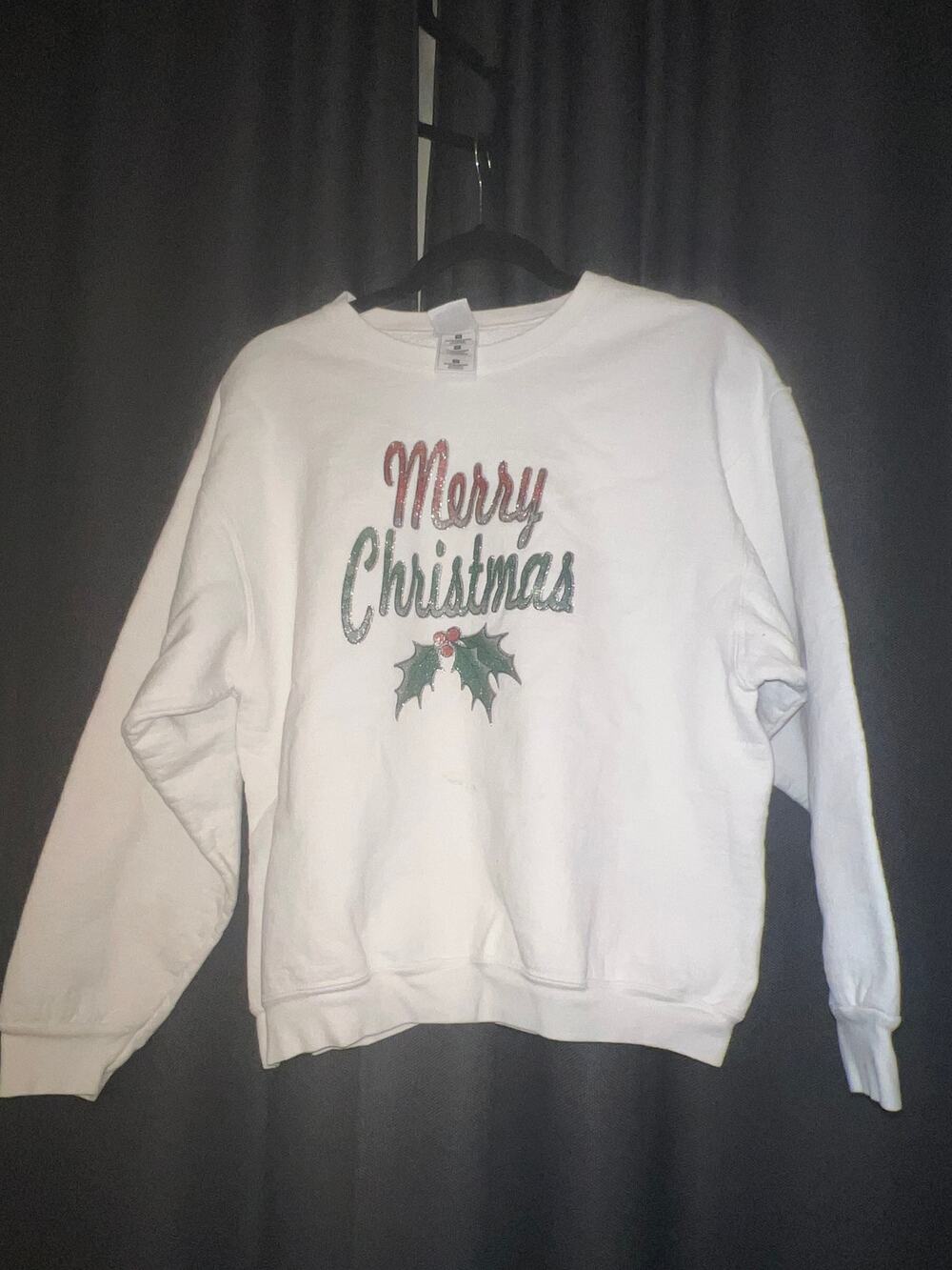 Ugly Christmas Sweater Xmas Sweatshirt Crewneck Size Medium Vintage